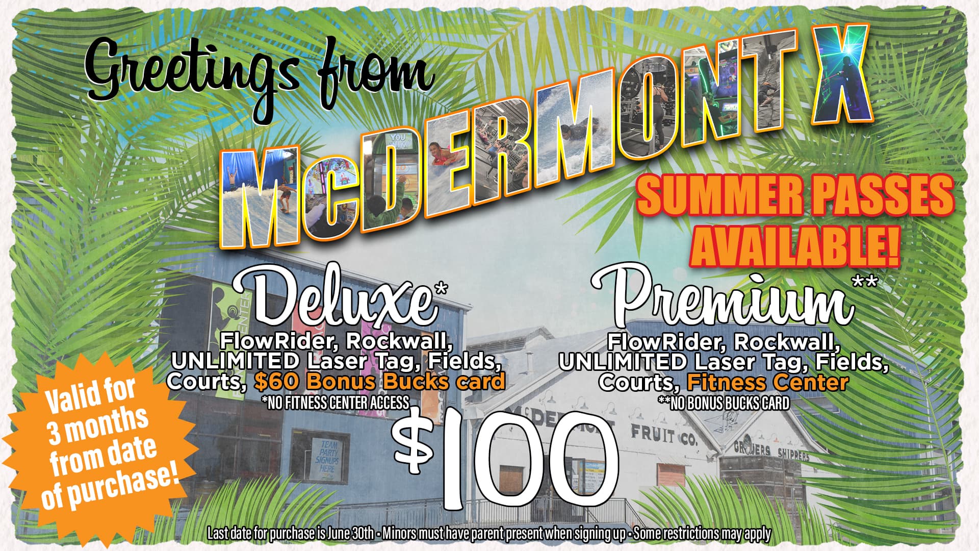 Summer Passes available until June 30th!